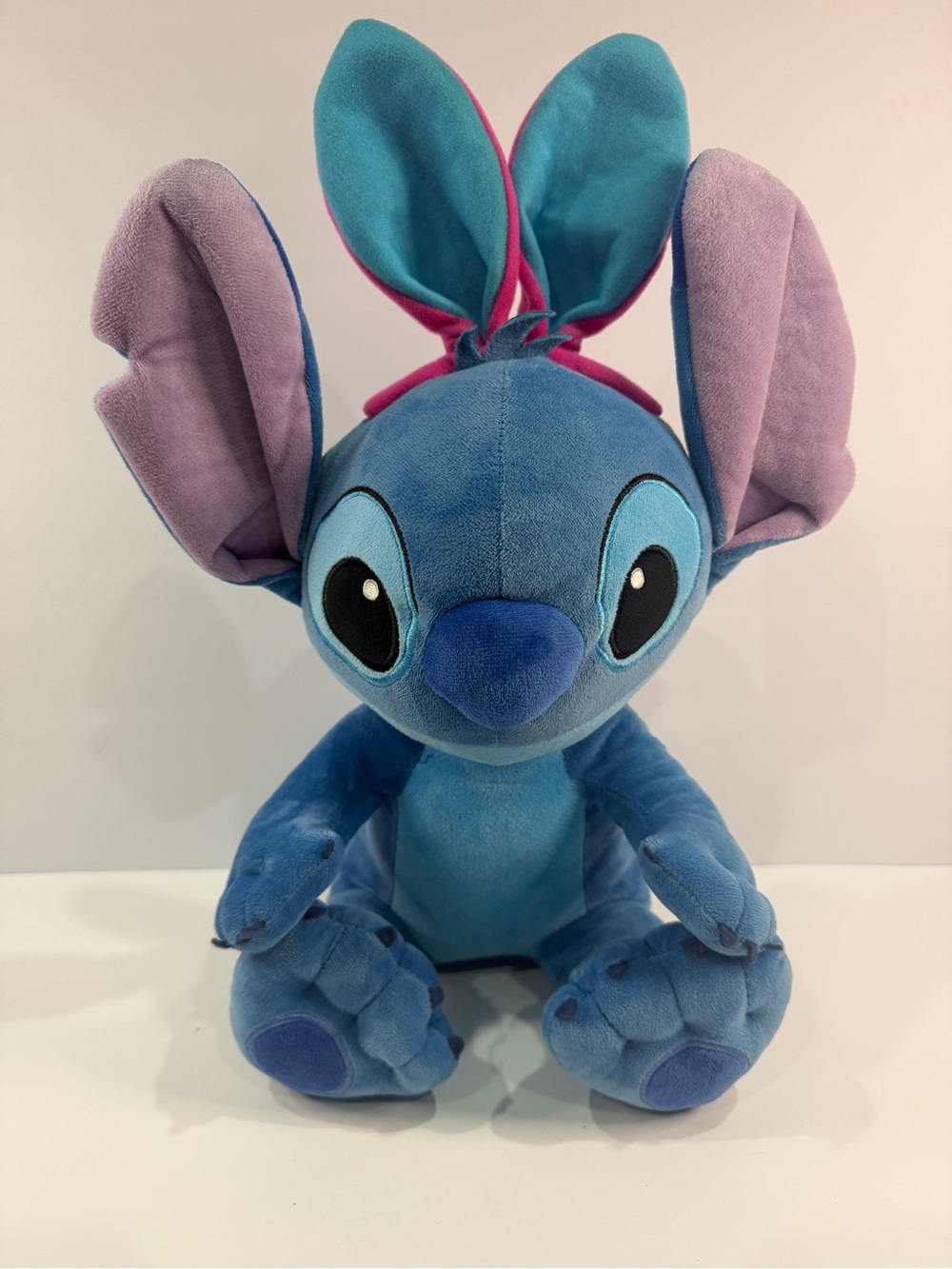 Disney Stitch Small Plush w/ Pink Bunny Ears Headband CNPT-0925